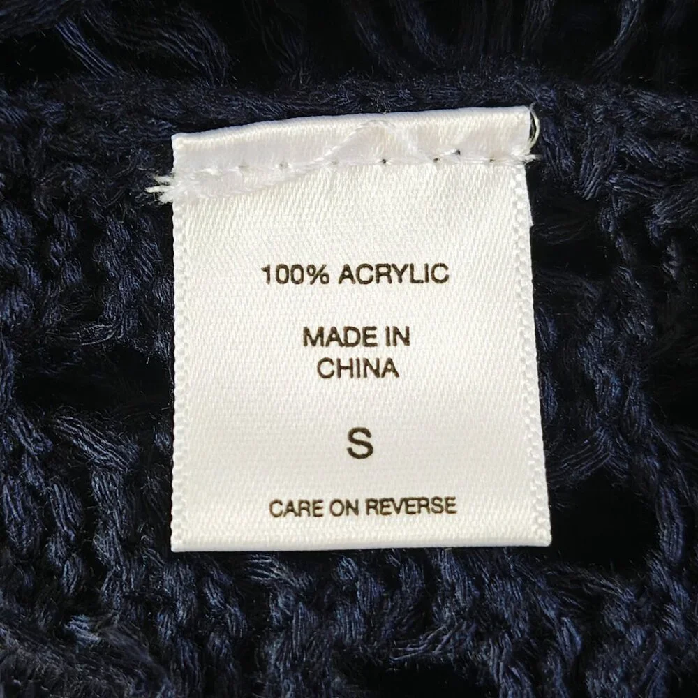 NEW YORK & CO Crochet Knit Top